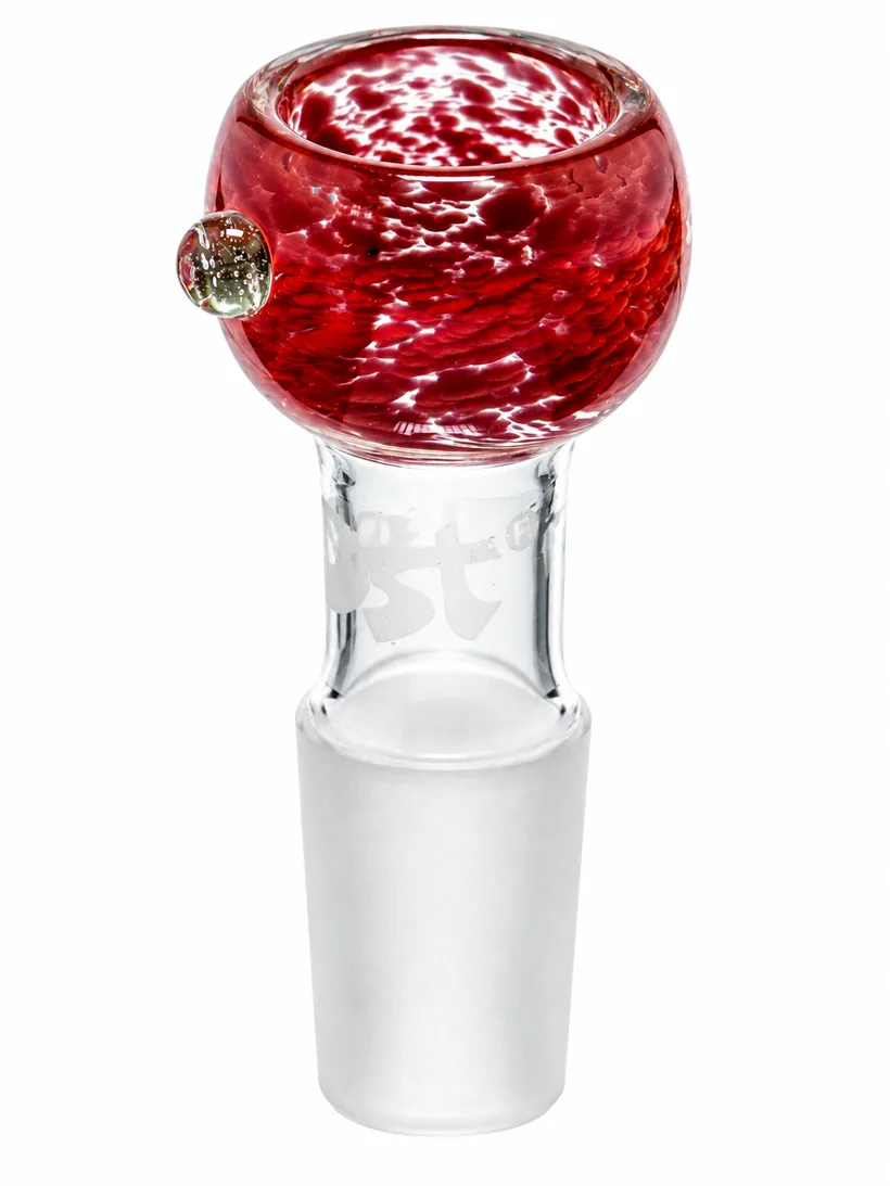 Boost Fumed bowl Red glass bowl, on white