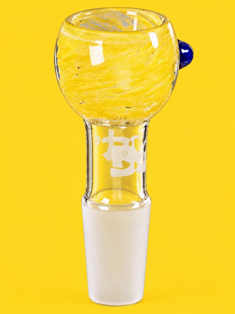 Boost Fumed bowl Yellow glass bowl