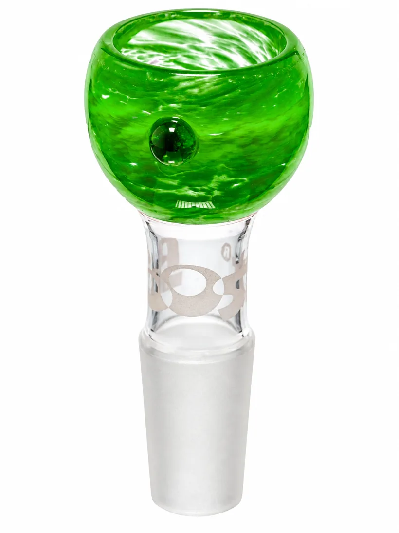 Boost Fumed bowl Green glass bowl, on white