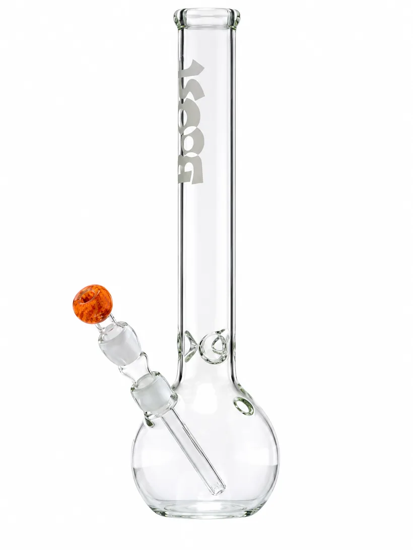 Boost Bouncer 41 glass bong, 41 cm, orange bowl, on white