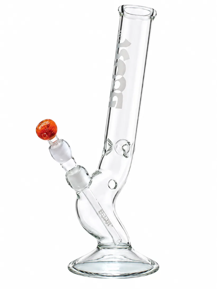 Boost Bolt 38 glass bong, 38 cm, orange bowl, on white
