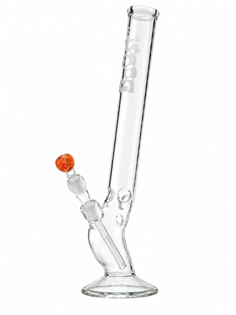 Boost Bolt 49 glass bong, 49 cm, orange bowl, on white